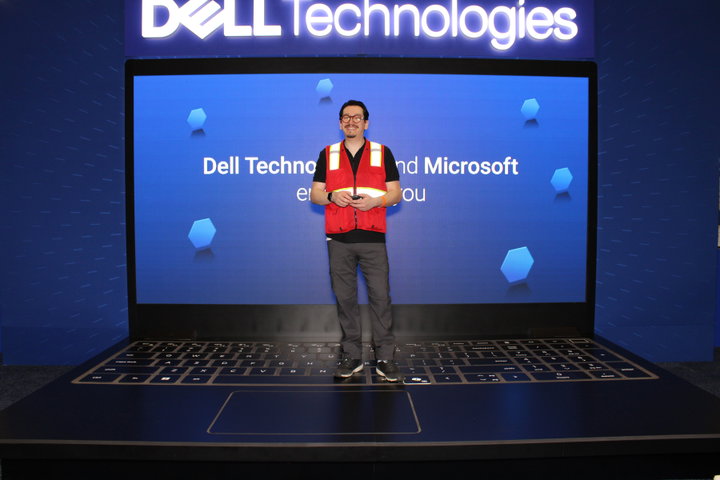 The Dell Technologies photo booth activation at Web Summit